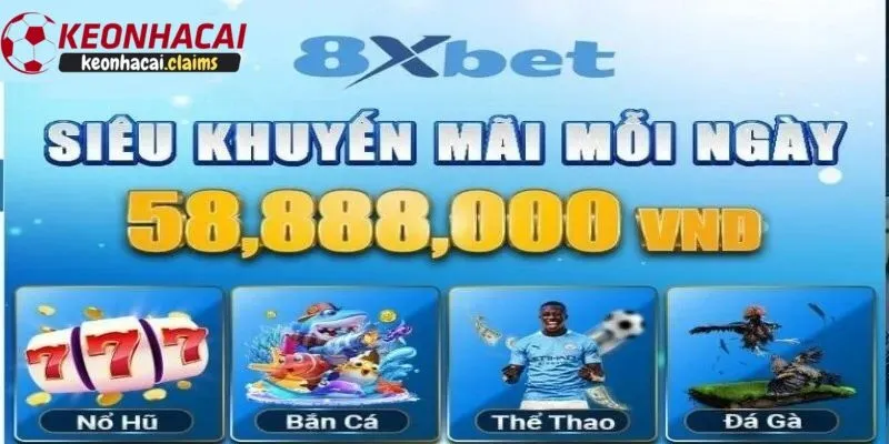 Các chương trình khuyến mãi đặc biệt tại nhà cái 8xbet