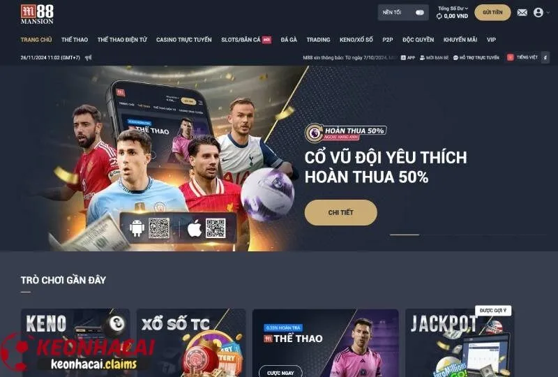 Đánh giá giao diện và trải nghiệm tại M88