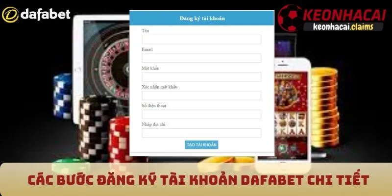 Hướng dẫn đăng ký và nạp rút tại dafabet